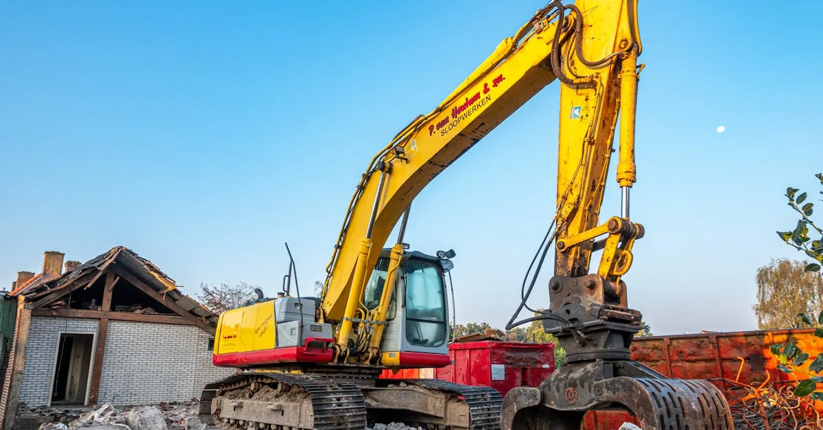 rénovation intérieure avec mini-pelle : efficacité et précision pour vos travaux de rénovation d'espaces intérieurs.